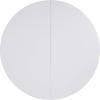 Flash Furniture Freeman 4′ Round Plastic Folding Table with Carrying Handle, Plastic Foldable Table for Indoor/Outdoor Events, White(72″ Round)