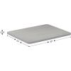 Flash Furniture Glenbrook 30” x 60” Rectangular Table Top with Black or Mahogany Reversible Laminate Top (Pack of 1)(White/Gray)