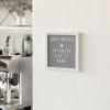 Flash Furniture Gracie Felt Letter Board with Wooden Frame, 389 PP Letters Including Numbers, Symbols and Icons, Canvas Carrying Case, 10×10, White Wash/Gray Felt