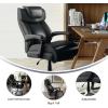 Flash Furniture Hercules Series High-Back Swivel LeatherSoft Office Chair, Ergonomic Executive Chair with Headrest and Adjustable Height, Brown(Black)