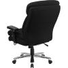 Flash Furniture Hercules Series Swivel Office Chair with Extra Wide Seat, Ergonomic High-Back Executive Chair with Padded Seat and Arms, Black(Black Fabric)