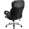 Flash Furniture Hercules Series Swivel Office Chair with Loop Arms, Ergonomic High-Back Executive Chair with Padded Seat and Arms, Black(Black Leathersoft)