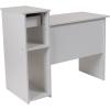 Flash Furniture Highland Park White Computer Desk with Shelves and Drawer(White)