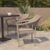 Flash Furniture Jace Commercial Grade Stacking, Weather PE Rattan Wicker Patio Dining Chair, Set of 1, Natural(Natural)