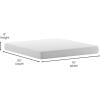 Flash Furniture Jasmine 8 Inch Green Tea Memory Foam Mattress – Charcoal Infused – Supportive Pressure Relief – CertiPUR-US Certified Foam – Twin Mattress in a Box, White(King)