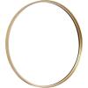Flash Furniture Jennifer Metal Framed Wall Large Accent Mirror for Bathroom, Vanity, Entryway, Dining, Living Room, 27.5″ Round, Gold(Gold)