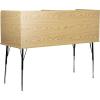 Flash Furniture Justin Height-Adjustable Student Study Carrel for Testing Centers/Classrooms, Modular Study Carrel/Private Student Testing Desk, Gray(Oak)