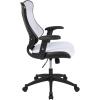 Flash Furniture Kale High Back Designer White Mesh Executive Swivel Ergonomic Office Chair with Adjustable Arms(White Mesh)