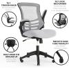 Flash Furniture Kelista Office Chair, Ergonomic, Mid-Back, Dark Gray Mesh with Swivel(Dark Gray Mesh)