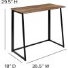 Flash Furniture Laikyn Dark Gray Mobile Desk Chair with 360 Degree Tablet Rotation and Under Seat Storage Cubby(Dark Gray)