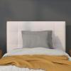 Flash Furniture Lennox Tufted Upholstered Full Size Headboard in Black Vinyl(White)