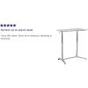 Flash Furniture Merritt Sit-Down, Stand-Up Black Computer Ergonomic Desk with 37.375″W Top (Adjustable Range 29″ – 40.75″)(Light Gray)
