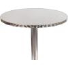 Flash Furniture Metal Bar Table – Aluminum Patio Table – Mellie 23.5″H Round Bar Height Table – Indoor/Outdoor – Black(Aluminum)
