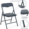 Flash Furniture Mindy Kids 3-Piece Folding Square Table and Chairs Set for Daycare and Classrooms, Children’s Activity Table/Chairs Set, Multicolor(Navy)