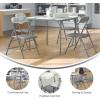 Flash Furniture Mindy Kids 3-Piece Folding Square Table and Chairs Set for Daycare and Classrooms, Children’s Activity Table/Chairs Set, Multicolor(Printed)