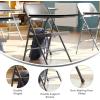 Flash Furniture Ralph Premium Steel Folding Chair with Right Handed Tablet Arm(Set of 2)