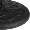 Flash Furniture Universal Black Cement Patio Umbrella Base with Weatherproof Plastic Polymer Coating – 19.25″ Diameter(Black)