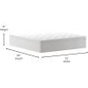 Flash Furniture Vista Hospitality Grade Commercial Mattress in a Box 14 Inch, Premium Memory Foam Hybrid Pocket Spring Mattress, Reinforced Edge Support, Queen, White(King)