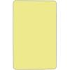 Flash Furniture Wren 30”W x 60”L Rectangular Yellow Thermal Laminate Activity Table – Standard Height Adjustable Legs(Yellow)