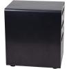 Flash Furniture Wren Ergonomic 3-Drawer Mobile Locking Filing Cabinet with Anti-Tilt Mechanism & Letter/Legal Drawer, White with Red Faceplate(Black)
