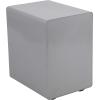 Flash Furniture Wren Ergonomic 3-Drawer Mobile Locking Filing Cabinet with Anti-Tilt Mechanism & Letter/Legal Drawer, White with Red Faceplate(Grey)
