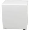 Flash Furniture Wren Ergonomic 3-Drawer Mobile Locking Filing Cabinet with Anti-Tilt Mechanism & Letter/Legal Drawer, White with Red Faceplate(White)