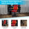 Flash Furniture X30 Gaming Chair Racing Office Ergonomic Computer Chair with Fully Reclining Back and Slide-Out Footrest in Gray LeatherSoft(Red/Blue/Yellow)