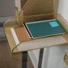 Martha Stewart Ryder 2 Pack Gold Mesh Metal Paper Letter Inbox Tray Desktop Organizer
