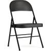 Flash Furniture 4 Pack HERCULES Series Double Braced Red Metal Folding Chair(Black)