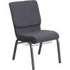 Dark Gray Fabric/Silver Vein Frame