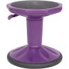 Flash Furniture Carter Adjustable Height Kids Active Stool – Flexible Gray Stool for Classroom and Home – Non-Skid Bottom – Rubberized Seat – 14″ – 18″ Seat Height(Purple)