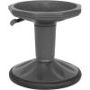 Flash Furniture Carter Adjustable Height Kids Active Stool – Flexible Gray Stool for Classroom and Home – Non-Skid Bottom – Rubberized Seat – 14″ – 18″ Seat Height(Grey)