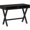 Flash Furniture Darla Computer Desk – Black Home Office Desk with Storage Drawer – 42″ Long Writing Desk for Bedroom(Black)