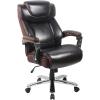 Flash Furniture Hercules Series High-Back Swivel LeatherSoft Office Chair, Ergonomic Executive Chair with Headrest and Adjustable Height, Brown(Brown)