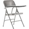 Flash Furniture Ralph Premium Steel Folding Chair with Right Handed Tablet Arm(Set of 1)