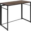Flash Furniture Walker Rustic Home Office Folding Computer Desk – 40″