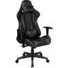 Flash Furniture X30 Gaming Chair Racing Office Ergonomic Computer Chair with Fully Reclining Back and Slide-Out Footrest in Gray LeatherSoft(Grey)