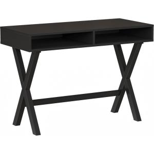 Flash Furniture Darla Computer Desk – Black Home Office Desk with Storage Drawer – 42″ Long Writing Desk for Bedroom(Black)