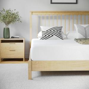 Flash Furniture Jasmine 8 Inch Green Tea Memory Foam Mattress – Charcoal Infused – Supportive Pressure Relief – CertiPUR-US Certified Foam – Twin Mattress in a Box, White(Full)