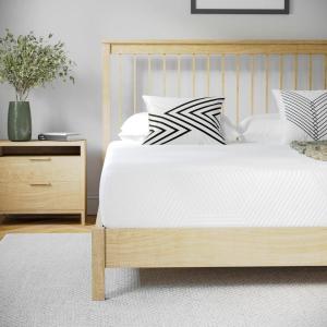 Flash Furniture Jasmine 8 Inch Green Tea Memory Foam Mattress – Charcoal Infused – Supportive Pressure Relief – CertiPUR-US Certified Foam – Twin Mattress in a Box, White(Queen)