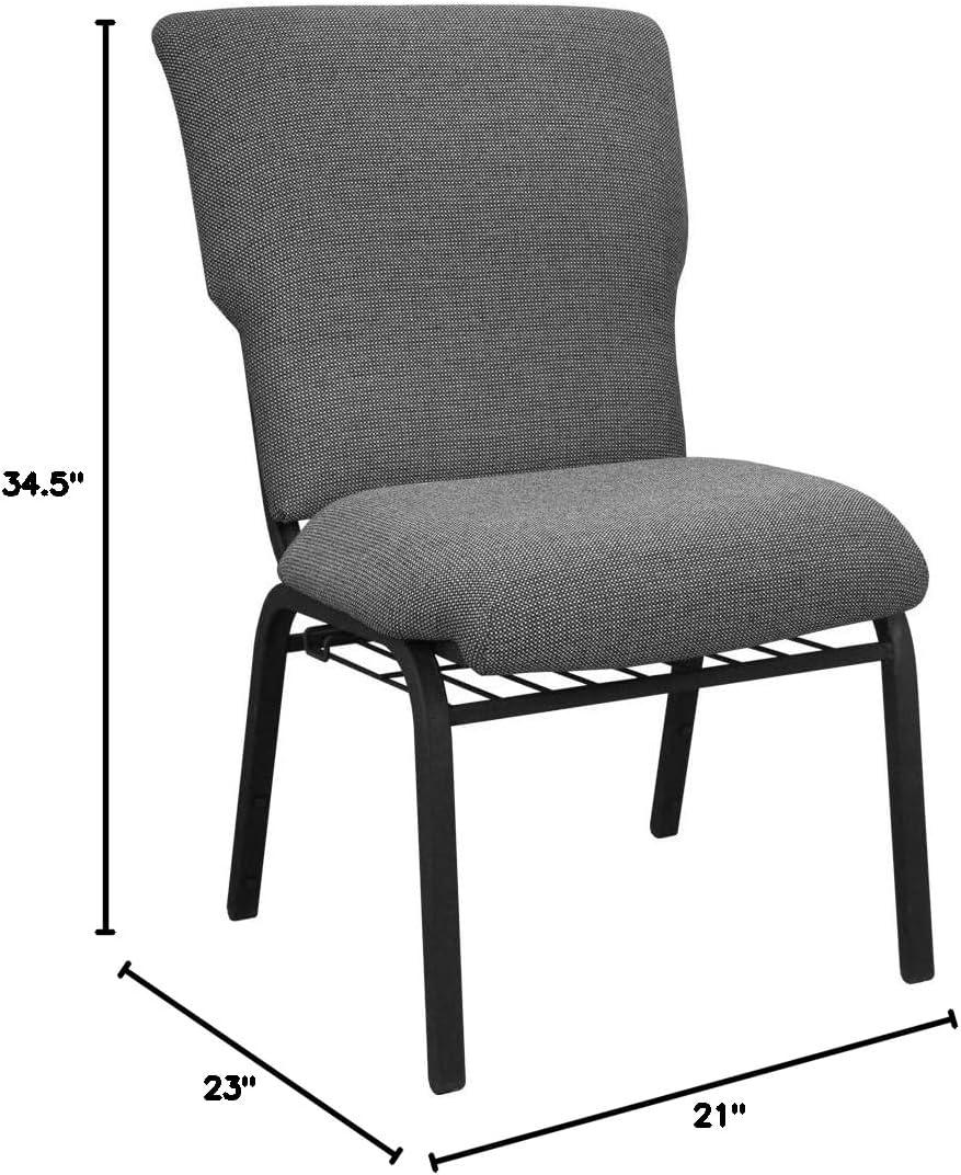 imageFlash Furniture Advantage Mixed Tan Discount Church Chair 21 in WideBlack Marble FabricBlack Frame