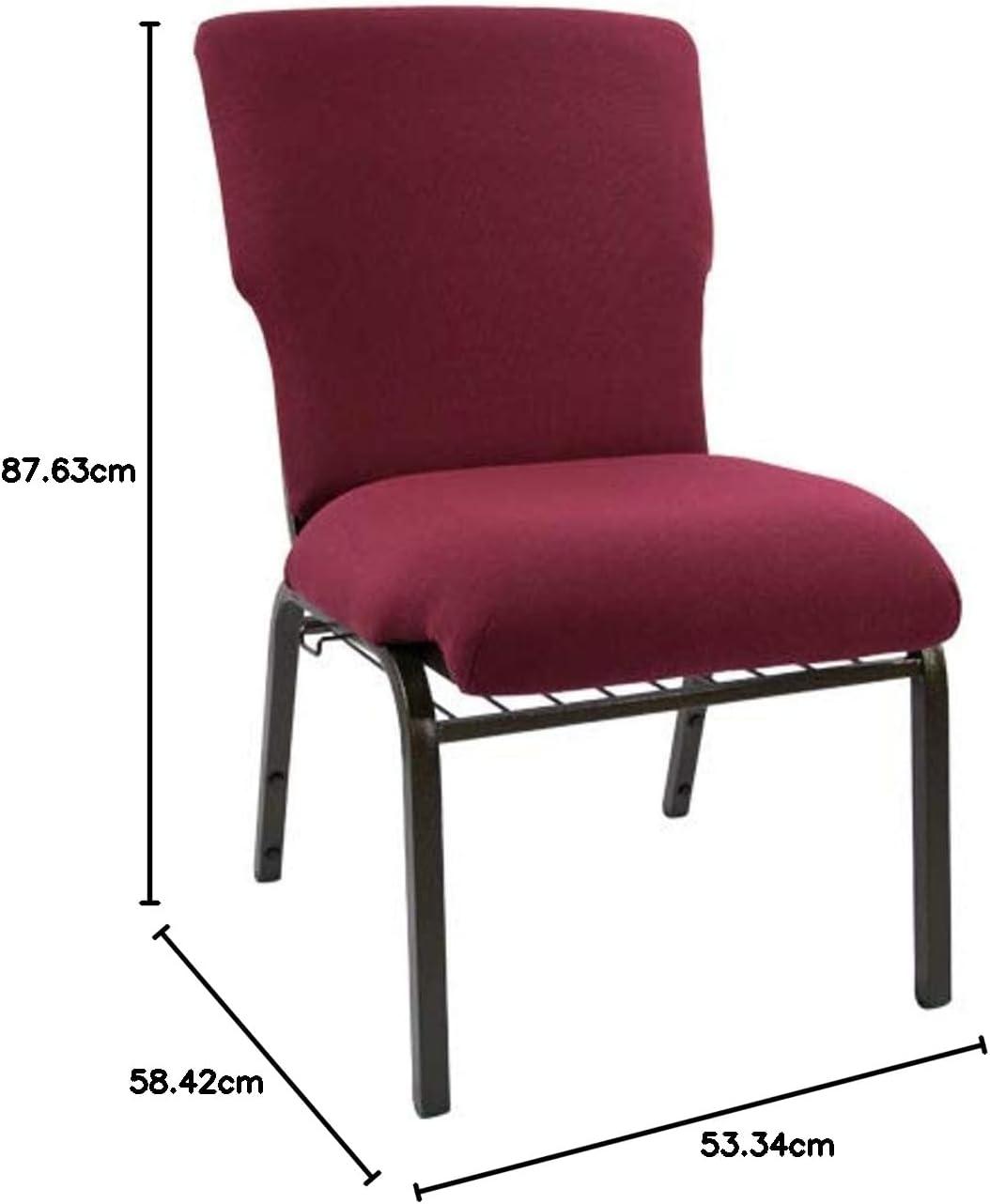 imageFlash Furniture Advantage Mixed Tan Discount Church Chair 21 in WideMaroon FabricGold Vein Frame