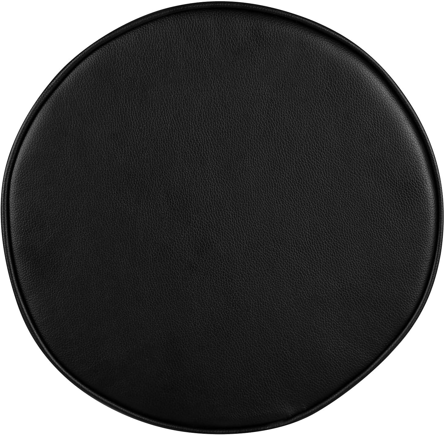 imageFlash Furniture Baker Black Adjustable Doctors Stool on Wheels with Ergonomic Molded Seat