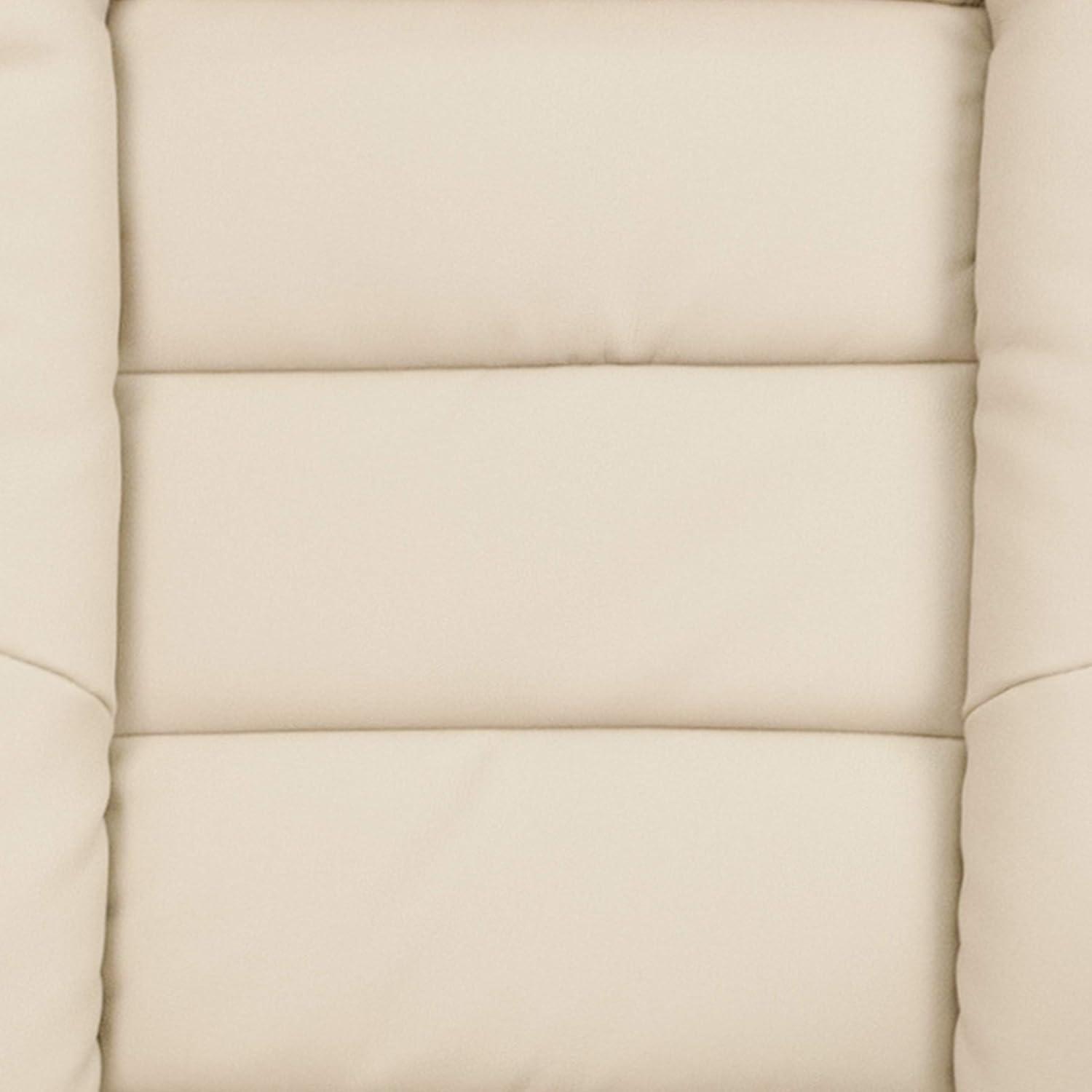 imageFlash Furniture Bali Contemporary MultiPosition LeatherSoft Recliner Chair with Ottoman 360Degree Swivel Recliner ChairOttoman Set BeigeBeige