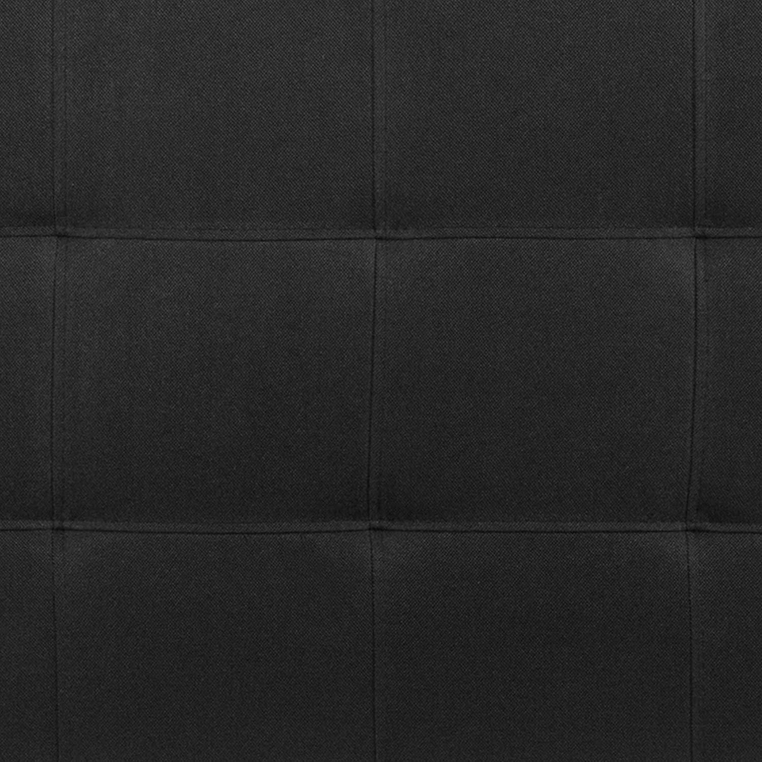imageFlash Furniture Bedford Box Stitch Tufted Upholstered Twin Size Headboard in Black FabricBlack