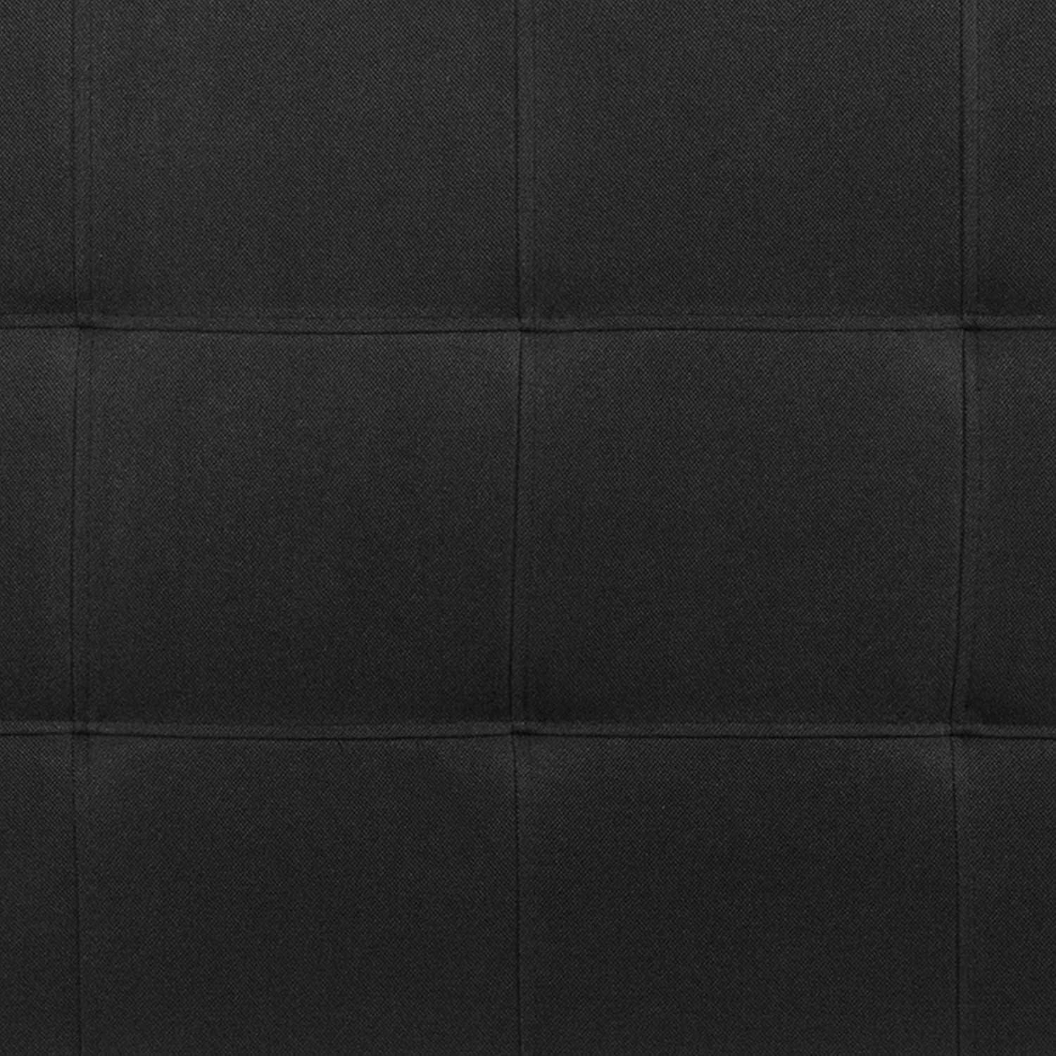 imageFlash Furniture Bedford Box Stitch Tufted Upholstered Twin Size Headboard in Black FabricBlack