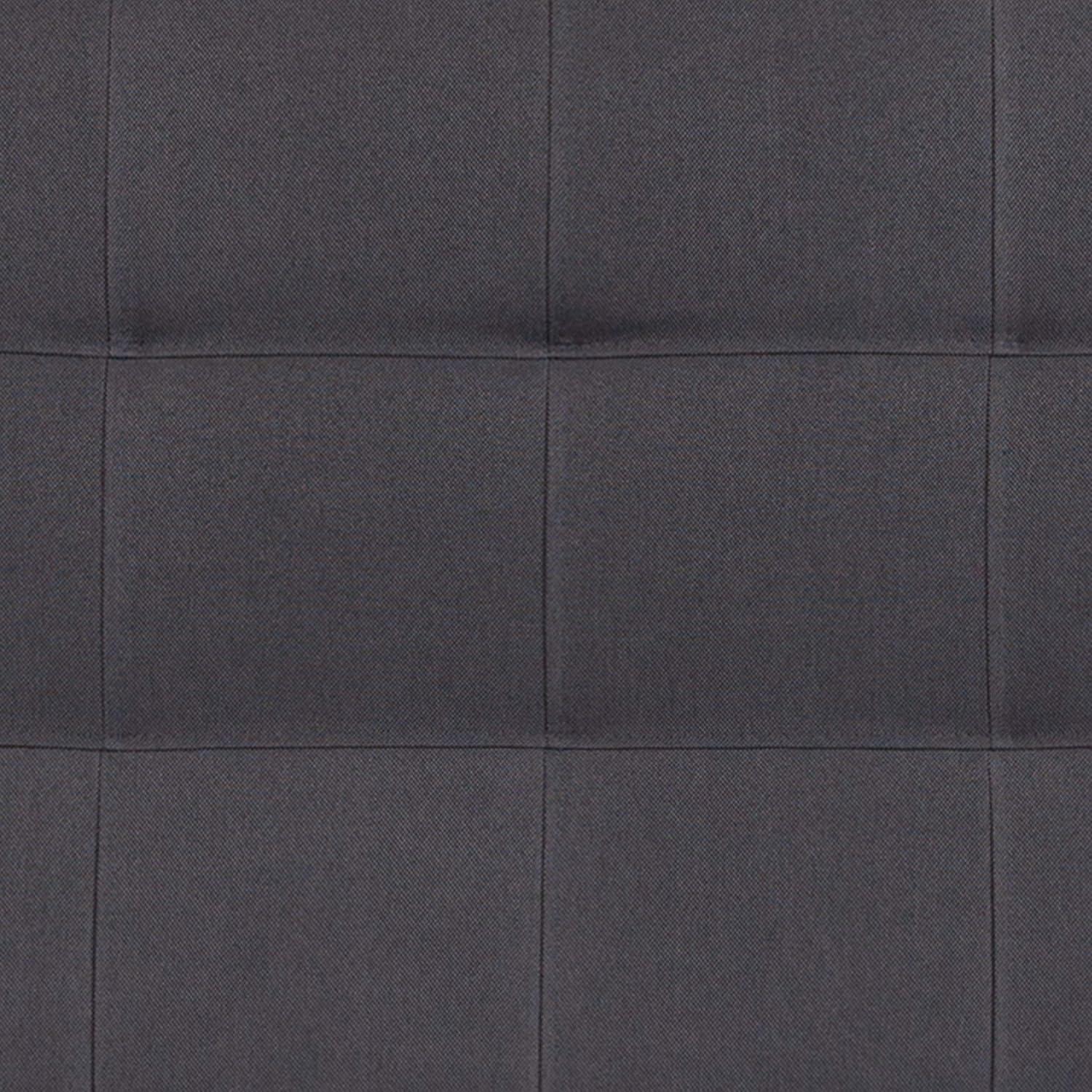 imageFlash Furniture Bedford Box Stitch Tufted Upholstered Twin Size Headboard in Black FabricDark Gray