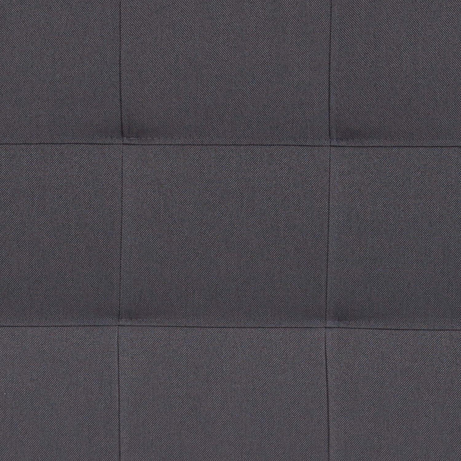 imageFlash Furniture Bedford Box Stitch Tufted Upholstered Twin Size Headboard in Black FabricDark Gray