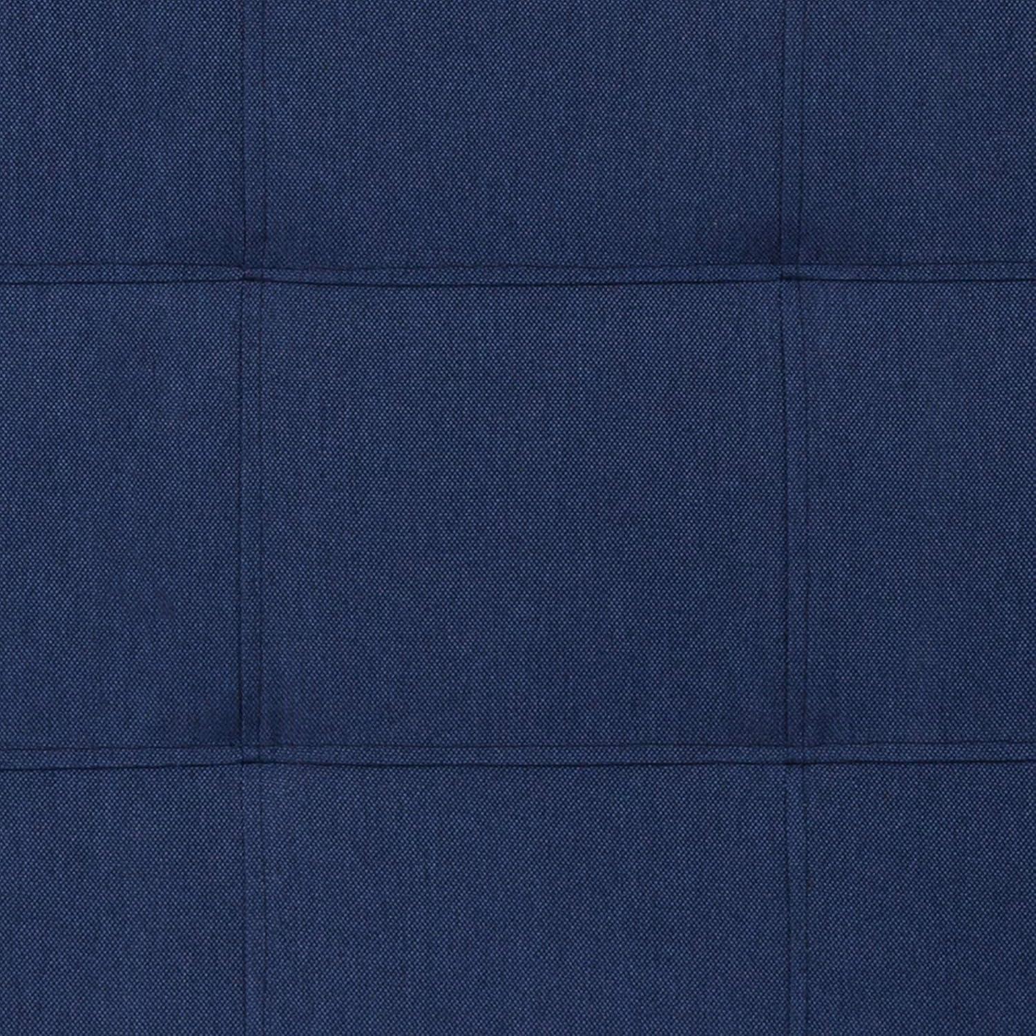 imageFlash Furniture Bedford Box Stitch Tufted Upholstered Twin Size Headboard in Black FabricNavy