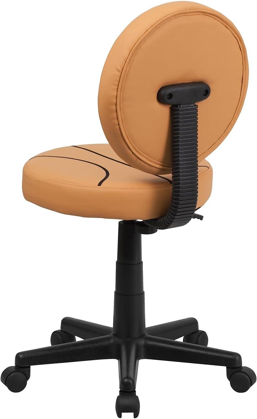 imageFlash Furniture Brandon Basketball Swivel Task Office ChairBlack and Orange